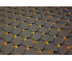 LED-SNL-288-C-2*1,5M-240V-Y/BL Гирлянда Сеть 2*1.5м, желтые LED/черный провод/контроллер соединяемая