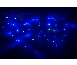 LED-RPLR-160-4.8M-240V-B/WH-F(CW)  синие LED/Flash CW/провод белый каучук. Уличная светодиодная гирл