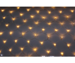 LED-SNL-540-2*4M-240V-WW/C Гирлянда Сеть 2*4 белые теплые LED/прозрачный провод соединяемая Neo-Neon