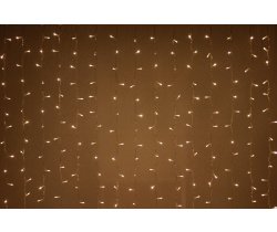 LED- PL-3720-240V-2*3M-WW/С белые теплые светодиоды/прозрачный провод Световой занавес 2*3м Neo-Neon