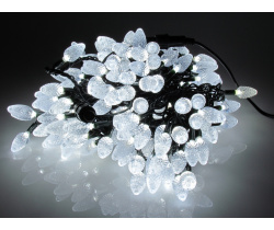 LED-PL-C6-200-4-240V-W Светодиодная гирлянда 20м, 240V, белые LED/насадка Ягодка 3,5х1,7см Neo-Neon