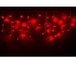 LED-RPLR-160-4.8M-240V-R/WH красные светодиоды/провод белый каучук. Уличная светодиодная гирлянда ба