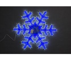 LED-Снежинка с контроллером бел.-син.,BL-194