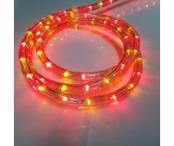 LED-XD-3W-100M-240V мульти(R/Y) Светодиодная гирлянда дюралайт чейзинг, красный/желтый, D13мм, 36LED