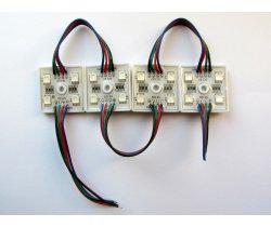 4 SMD RGB модуль 36х36х5мм, RGB