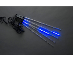 Капли 5шт 50см Синие. LED-PLG-SNOW-320L-0.5M-5-12V-B 
