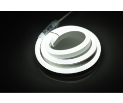 LM-24V-2835-120P-W Световая гирлянда Гибкий неон LED NEON FLEX белый, 8х18мм, 24V