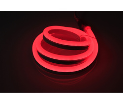 LM-220V-2835-120P-R  Световая гирлянда Гибкий неон LED NEON FLEX красный, 8х18мм. 