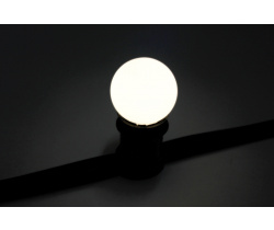 LED G45-E27-24V-W  LED лампа Е27  для Гирлянды Белт-лайт, белый цвет свечения. Neo-Neon