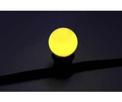 LED G45-E27-24V-Y  LED лампа Е27  для Гирлянды Белт-лайт, желтый  цвет свечения. Neo-Neon