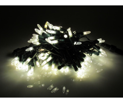 LED-PL-M5-4-220V-20-WW Светодиодная гирлянда, 10м, 220V, белые теплые LED/насадка Капсула 2,5*0,7см.