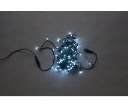 LED-PLS-100-10M-240V-W/BL-F-W/O, белая /черный провод/белый FLASH, (без силового шнура)