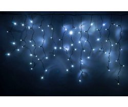 LED-RPL-200(50x4)-230V-(С)-W белые LED/черный провод. Гирлянда бахрома с контроллером. Neo-Neon