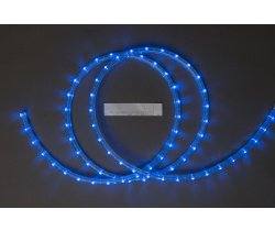 LED-СDL-2W-100M-11.5MM-3,33СМ-220V-B Светодиодная гирлянда дюралайт, фиксинг, синие светордиоды, 11,