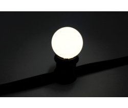 LED G45-E27-24V-W  LED лампа Е27  для Гирлянды Белт-лайт, белый цвет свечения. Neo-Neon
