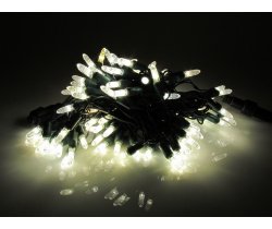 LED-PL-M5-4-220V-20-WW Светодиодная гирлянда, 10м, 220V, белые теплые LED/насадка Капсула 2,5*0,7см.