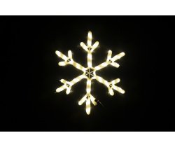 LED-XM(FR)-2D-CK005-B-24 -WW Мотив Снежинка белый теплый