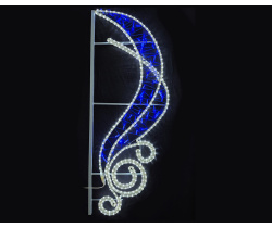 FLESI-LED-KN 022-240V-W/B (LED PARUS PATTERN MOTIF) РФ 137х53см