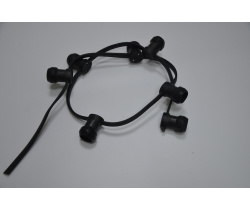 2BLR-250E27-50M-20CM-240V Гирлянда Белт-лайт  IP65, 50м, 2 жилы ЧЕРНЫЕ провод и патрон. Neo-Neon