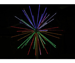 LED-EM-001-М, 240V Фейерверк Шар с контрол.12 реж. 3м*3м*3м, 52 луча (2 кор.)