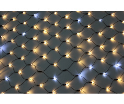LED-SNL-432-2*3M-240V-WW/BL-F(CW) Сеть 2*3м. белые теплые LED/Flash CW/черный провод, соединяемая