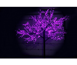 CBL-3.6-2688 Purple LED вишня H3,6m D3,0м фиолет (Новый коннектор, всторенный блок питания) 2025