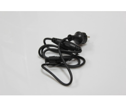 BLACK POWER CABLE FOR LED-PLR-192-20M-240V (3.3MM) Силовой шнур для гирлянд (LED-PLR-192) черный