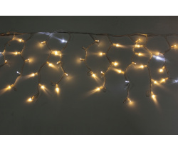 LED-RPLR-160-4.8M-240V-WW/WH-F(CW) W/O  белые теплые LED/Flash CW/провод белый каучук Уличная LED ги
