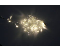 LED-PLS-100-10M-24V-WW/C-W/O, белый Т/прозр. провод, соединяемая (без силового шнура) С КОЛПАЧКОМ