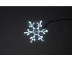 LED-XM(FR)-2D-CK005-W-18 Мотив Снежинка белый