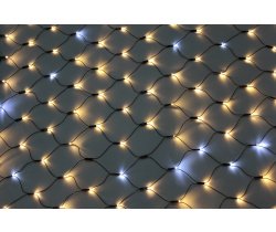 LED-SNL-432-2*3M-240V-WW/BL-F(CW) Сеть 2*3м. белые теплые LED/Flash CW/черный провод, соединяемая
