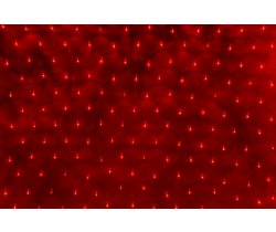 LED-XG-288-2*2M-230V-S Световая Гирлянда Сеть 2*2м, красные LED/черный провод, соединяемая Flesi