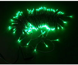 LED-XW-120-5M-C-240V LED гирлянда чейзинг с контроллером, 5м, 240V, 8Вт, зеленые LED (120 DIP 5мм)