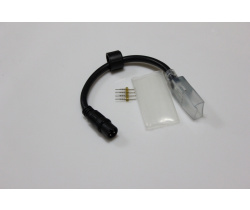 Силовой шнур для Светодиодного дюралайта чейзинг LED-UFL-4W-90M-2M-240V  к контроллеру. Neo-Neon