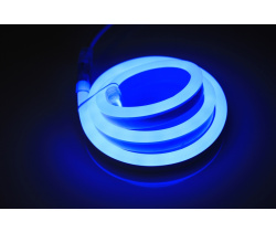 LN-220V-2835-120P-B  Световая гирлянда Гибкий неон LED NEON FLEX синий, 8х18мм. 
