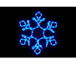 LED-XM(FR)-2D-CK022-B-30  Blue Снежинка 79х69см