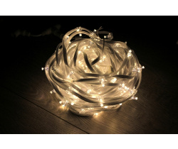 LED-FPC-3528-135-20M-12V-WW, Светодиод. гирлянда  теплая белая, 135 LED SMD3528, 20М, 12V