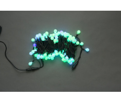 LED-PLR-100L-10M-25MM-240V-RGB/BL (FAST) -W/O LED гирлянда 10м, 240V, IP65, RGB LED/Шарик 2,5см