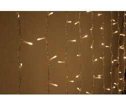 LED- PL-9020-240V-2*9M-WW/С белые теплые светодиоды/прозрачный провод Световой занавес 2*9м Neo-Neon