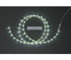 LED-СDL-2W-3.33CМ-100M-220V-WB3 Светодиодная гирлянда дюралайт фиксинг, белые светодиоды, D11,5мм, 3