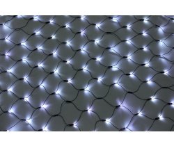 LED-SNL-288-2*1,5M-240V-W/BL-F(CW) Гирлянда Сеть 2*1.5м белые LED/Flash CW/черный провод соединяемая
