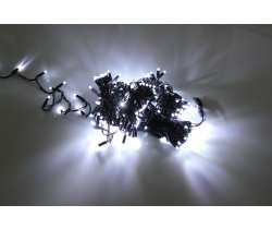 LED-PLS-200-20M-240V-W/BL-W/O, белая/черный провод, соединяемая (без силового шнура) С КОЛПАЧКОМ