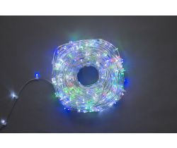 NEW LED-LP-15-100M-12V-M-F(W) Гирлянда клип-лайт мульти LED/белый Flash БЕЗ КОЛПАЧКА. Neo-Neon