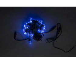 LED-2BLR-50CM-10M-240V-B Гирлянда Белт-лайт 10м, IP65, 20 синих ламп/черный провод. Neo-Neon