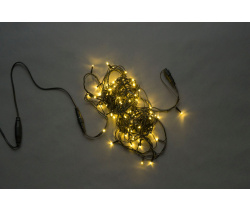 LED-PLS-200-20M-240V-WW/BL-F-W/O, белая теплая/черный пров/белый теплый FLASH, (без силового шнура)