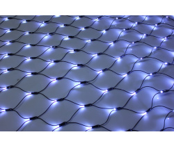 LED-SNL-288-C-2*1,5M-240V-W/BL Гирлянда Сеть 2*1.5м, белые LED/черный провод/контроллер, соединяемая