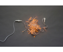 LED-PLS-100-10M-240V-Y/C-F(Y), желтая/прозрачный провод/желтый FLASH 20, IP-54, соединяемая