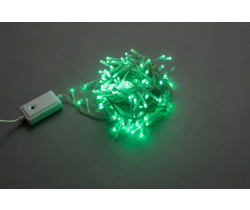 LED-BW-200-10M-240V-G, зеленая на прозрачном пров