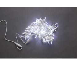 LED-PLR-240-14M-240V/W-S-WH Светодиодная гирлянда фиксинг 14м, IP65, 240V, синие LED/провод каучук