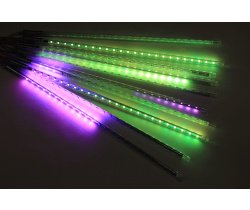 Сосульки Трубки D12mm, 10шт 0,5М RGB  LED-PLM-SNOW-480SMD-0.5*4.5M-10-12V-RGB  не соедин.